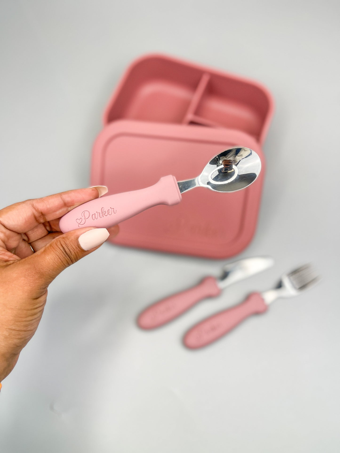 Personalized Toddler Utensils (set of 3)